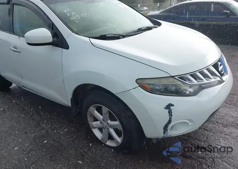 2009 Nissan Murano Sl from USA, damaged, VIN JN8AZ18U49W025280